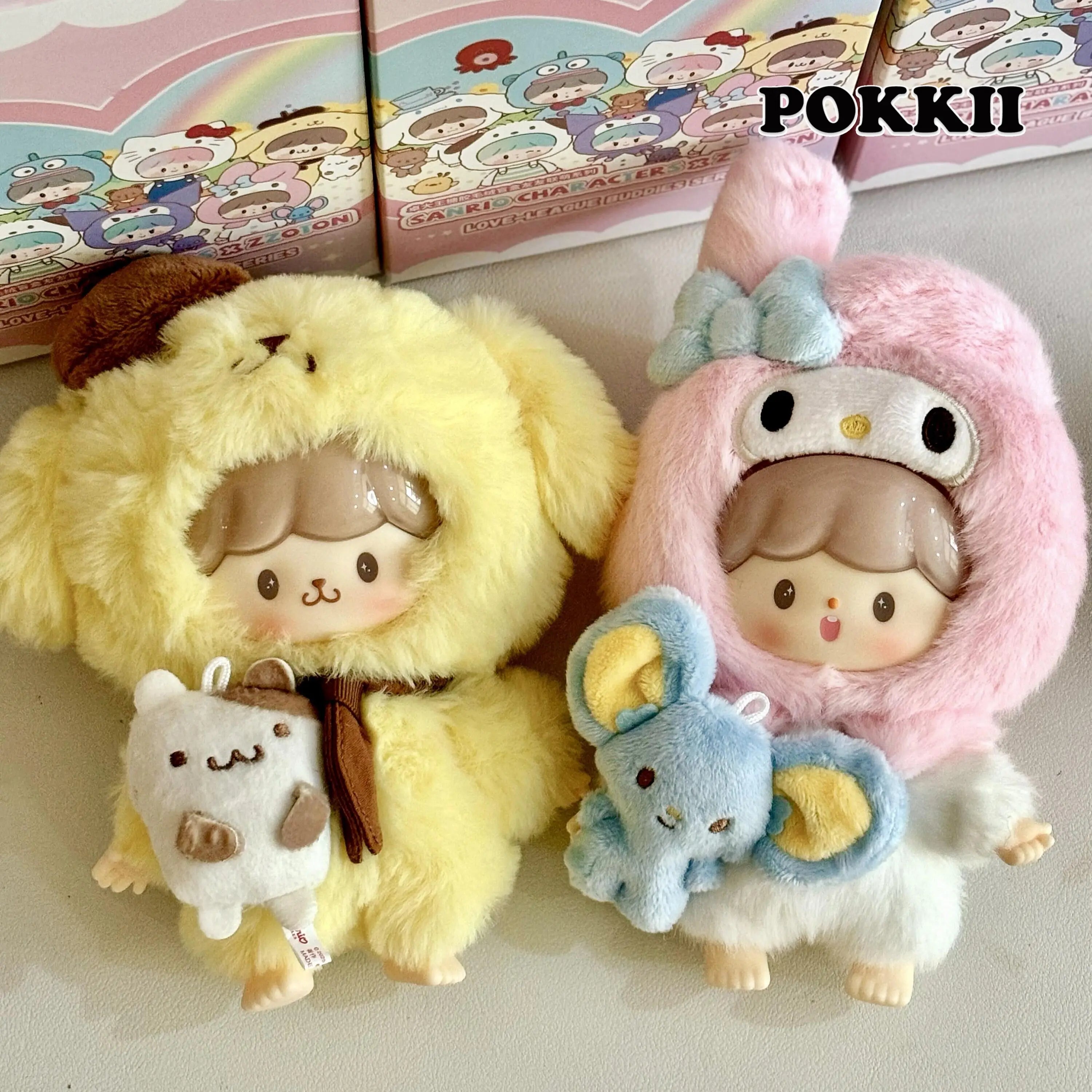 zZoton x Sanrio Characters "Love-League Buddies" Series Plush Blind Box - POKKII