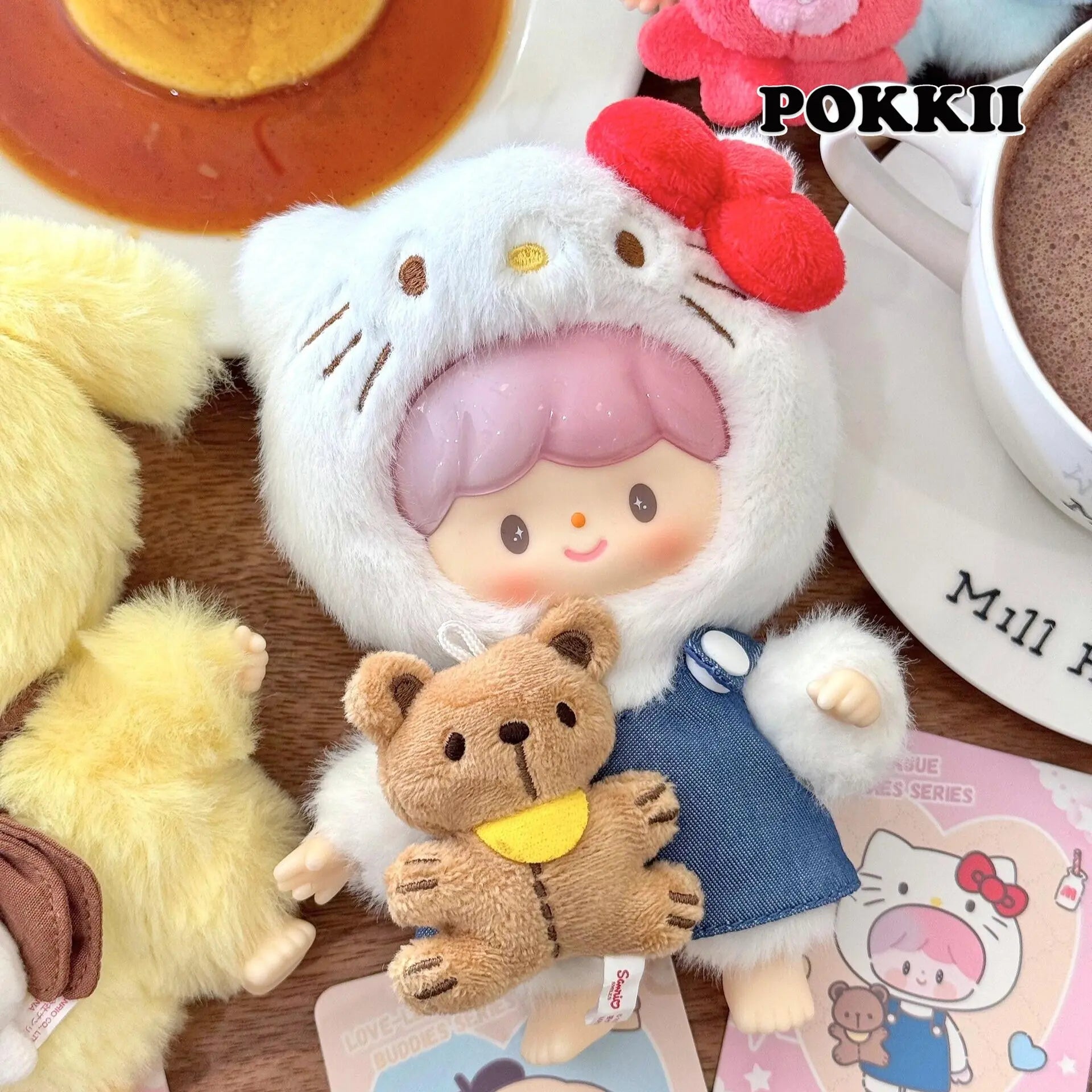 zZoton x Sanrio Characters "Love-League Buddies" Series Plush Blind Box - POKKII