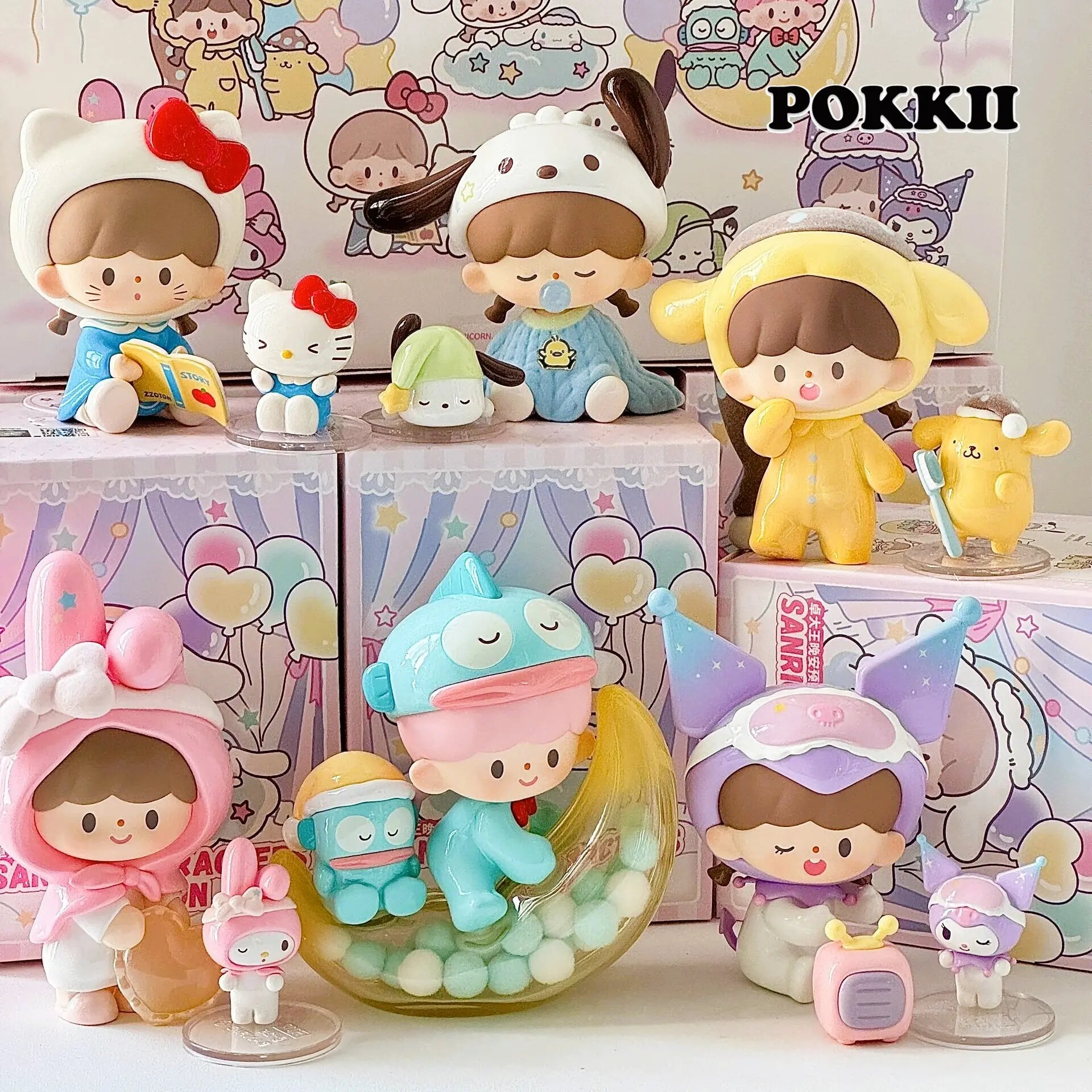 zZoton x Sanrio Characters "Preparation Before Bedtime" Series Blind Box - POKKII