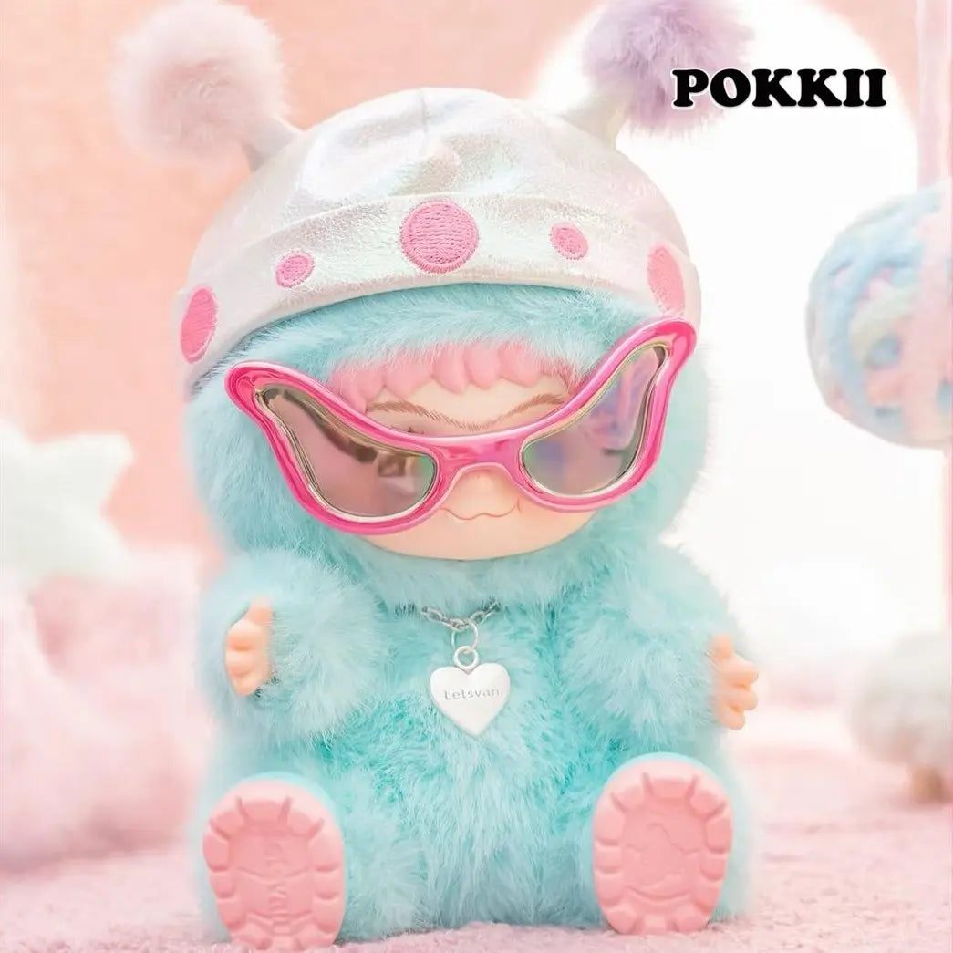 Wakuku V1 "Fuzzy Trendy Fun Party" Series Plush Blind Box - POKKII