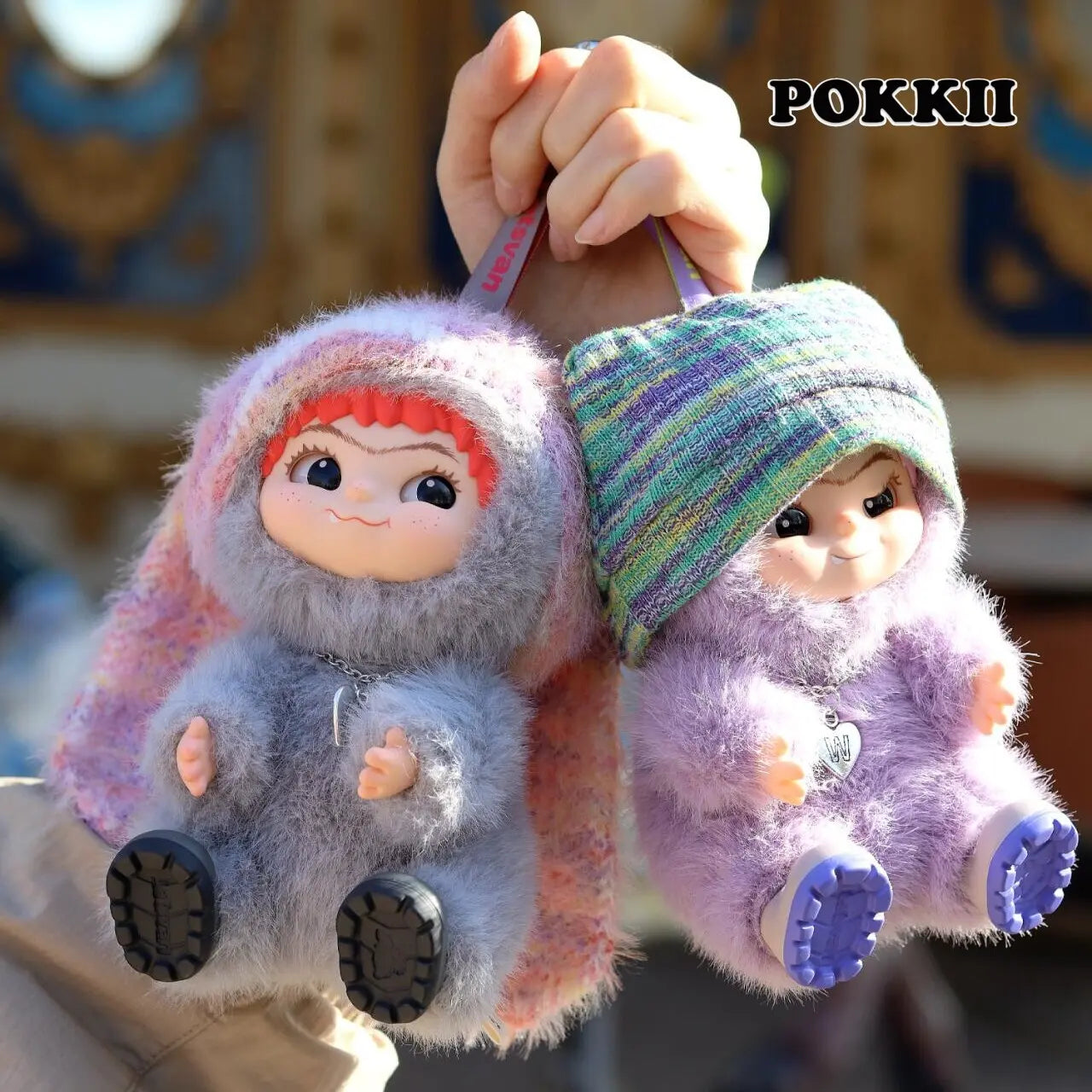 Wakuku V1 "Fuzzy Trendy Fun Party" Series Plush Blind Box - POKKII