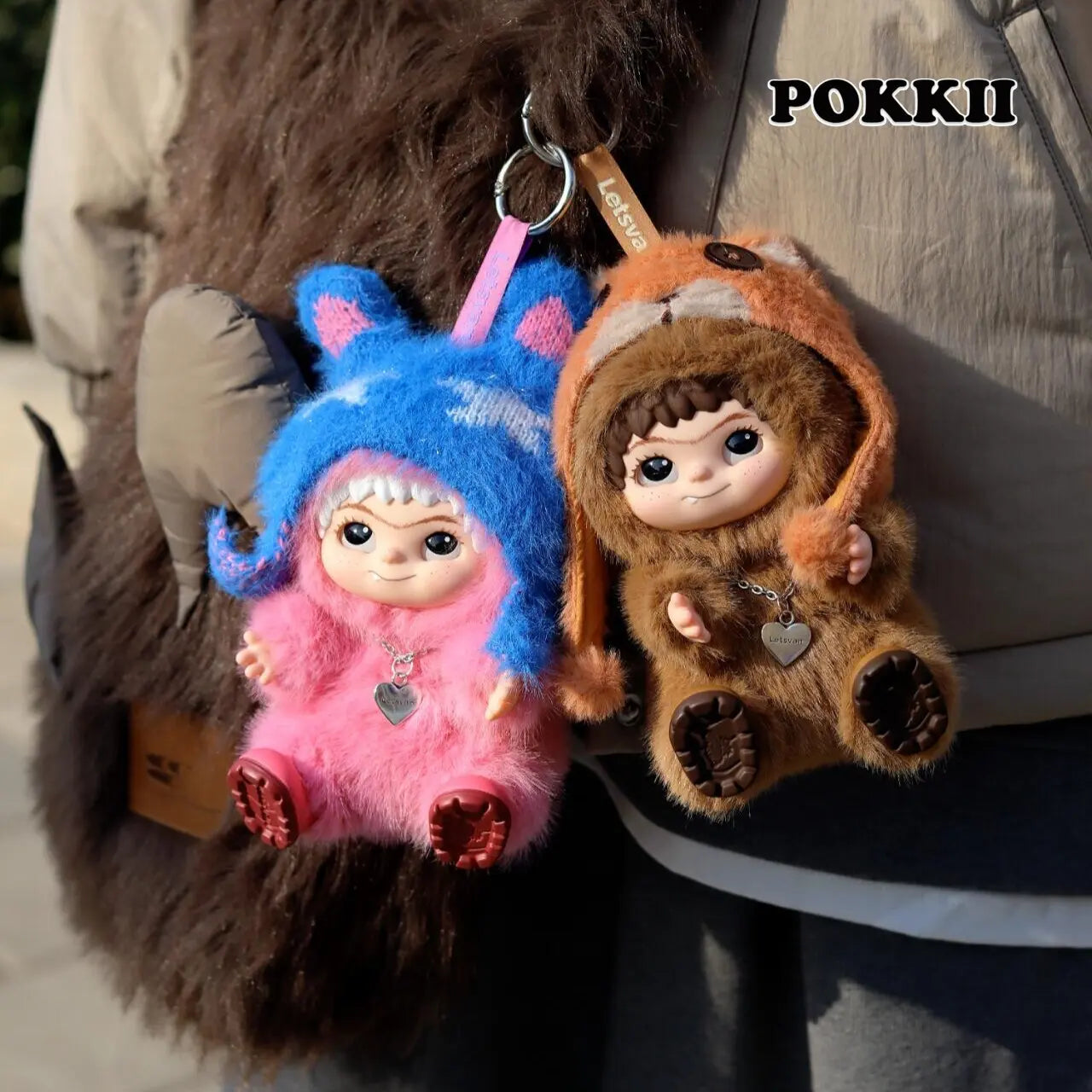 Wakuku V1 "Fuzzy Trendy Fun Party" Series Plush Blind Box - POKKII