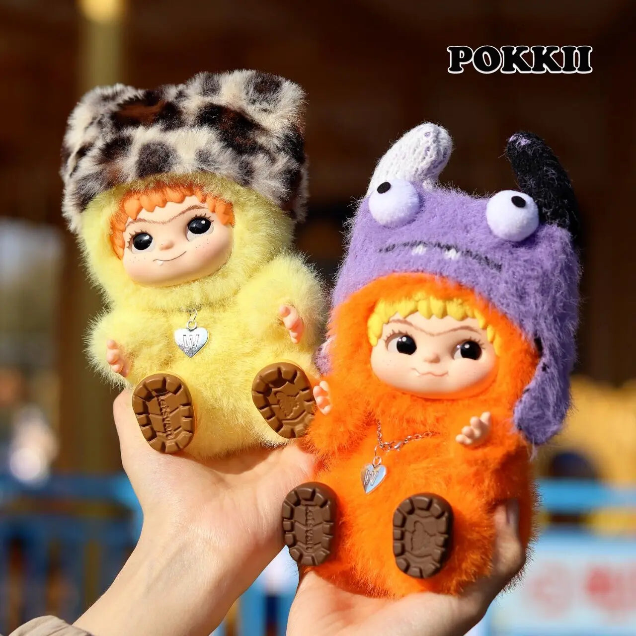 Wakuku V1 "Fuzzy Trendy Fun Party" Series Plush Blind Box - POKKII