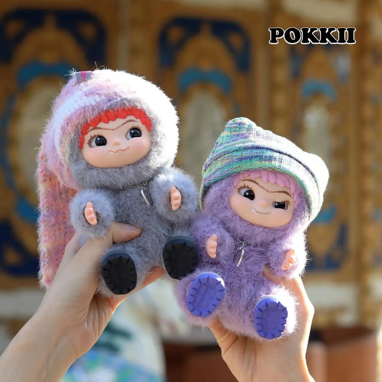 Wakuku V1 "Fuzzy Trendy Fun Party" Series Plush Blind Box - POKKII