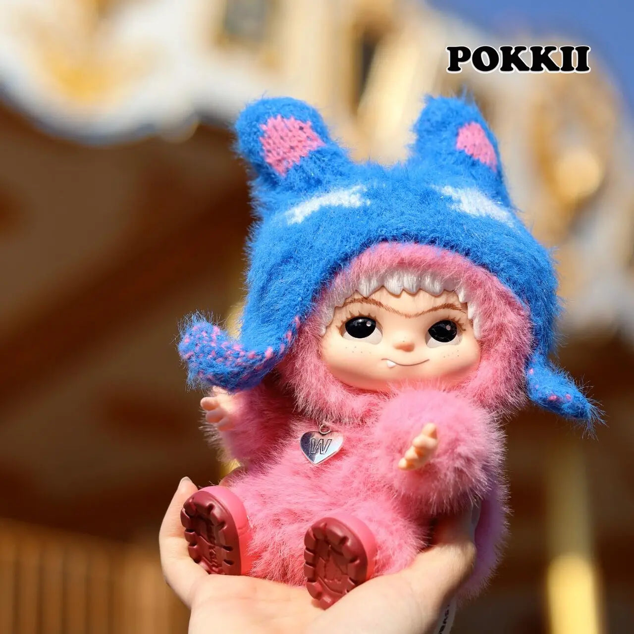 Wakuku V1 "Fuzzy Trendy Fun Party" Series Plush Blind Box - POKKII