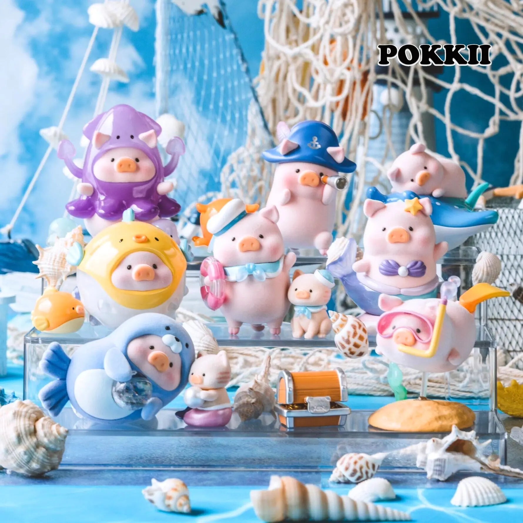 LULU THE PIGGY "Ocean" Series Blind Box Figure - POKKII