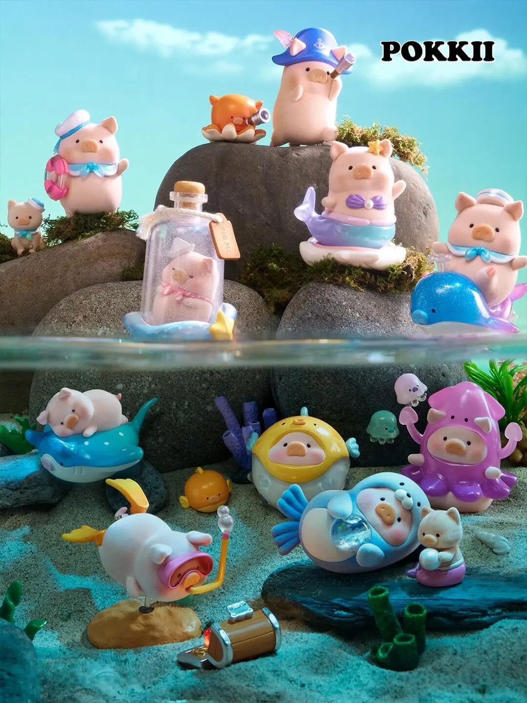LULU THE PIGGY "Ocean" Series Blind Box Figure - POKKII