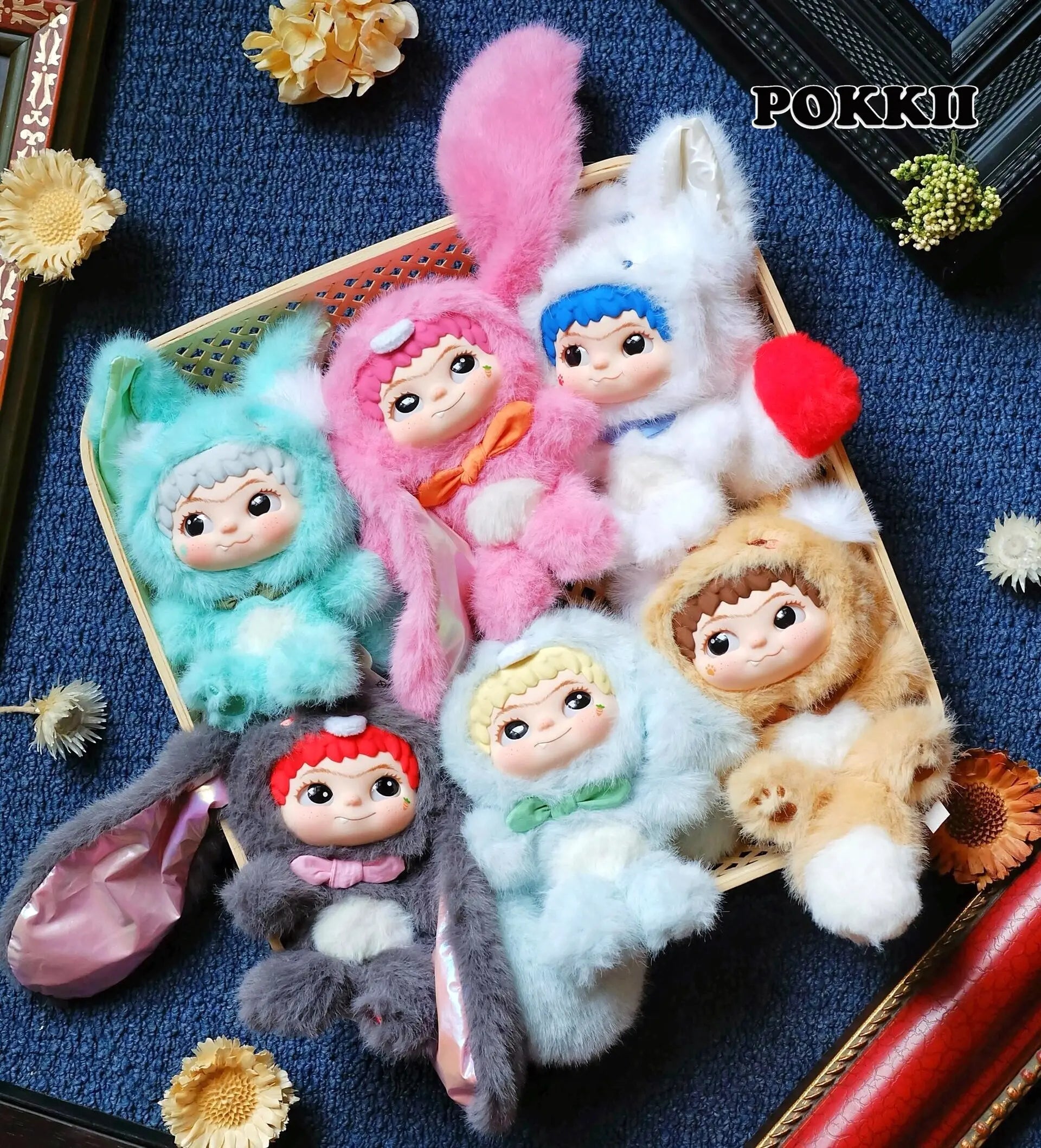Wakuku V2 "Fox & Bunny Trick or Treat" Series Plush Blind Box - POKKII