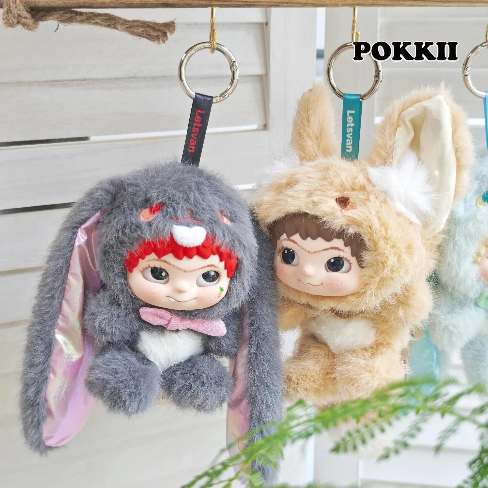 Wakuku V2 "Fox & Bunny Trick or Treat" Series Plush Blind Box - POKKII