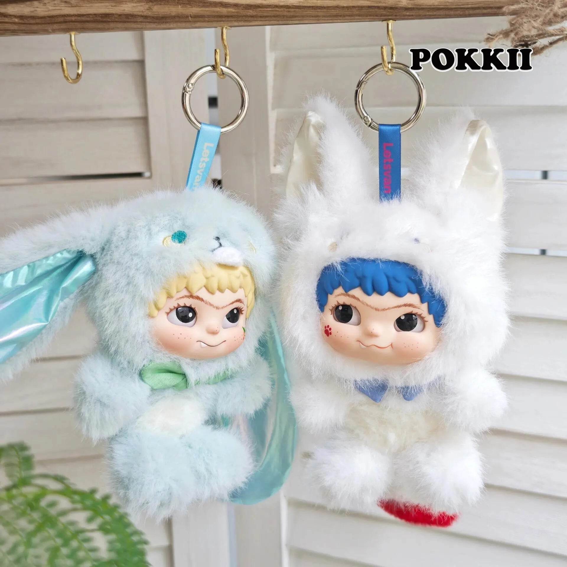 Wakuku V2 "Fox & Bunny Trick or Treat" Series Plush Blind Box - POKKII