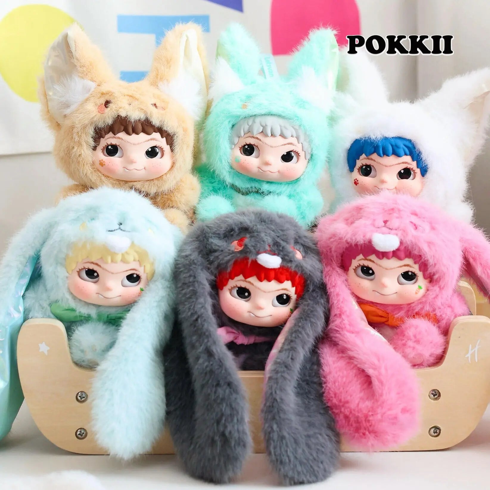 Wakuku V2 "Fox & Bunny Trick or Treat" Series Plush Blind Box - POKKII