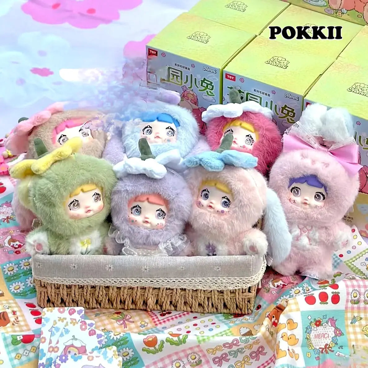 NOMMI V2 "Garden Rabbit" Series Plush Blind Box - POKKII