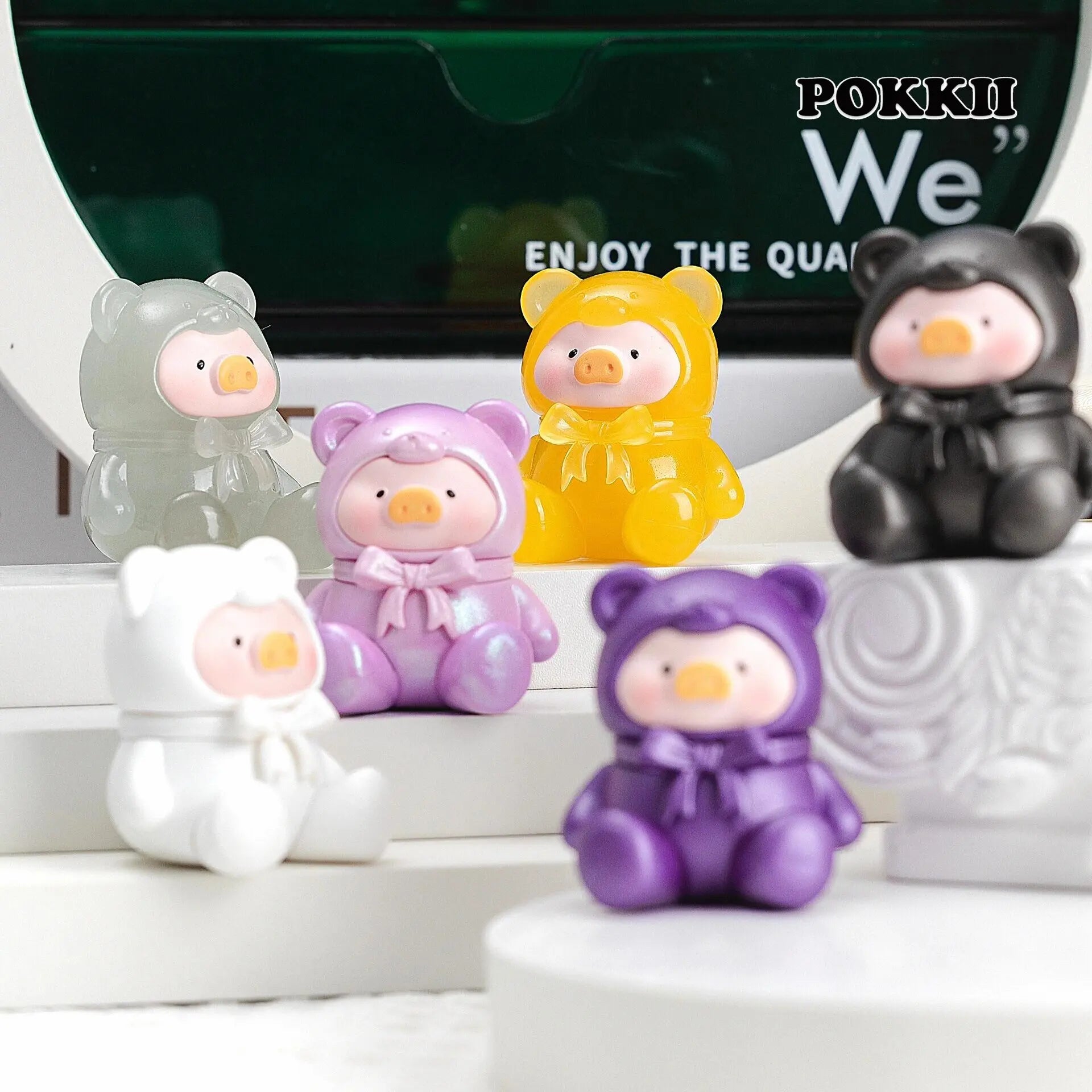 LuLu The Piggy "Teddy" Series Mini Beans Blind Bag - POKKII