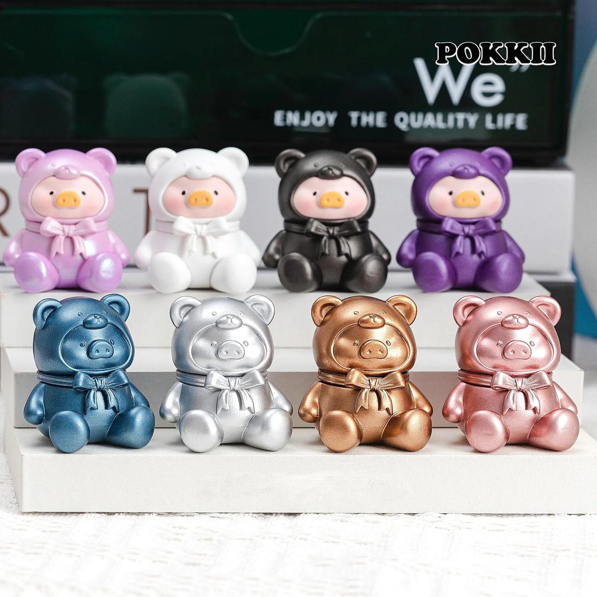 LuLu The Piggy "Teddy" Series Mini Beans Blind Bag - POKKII