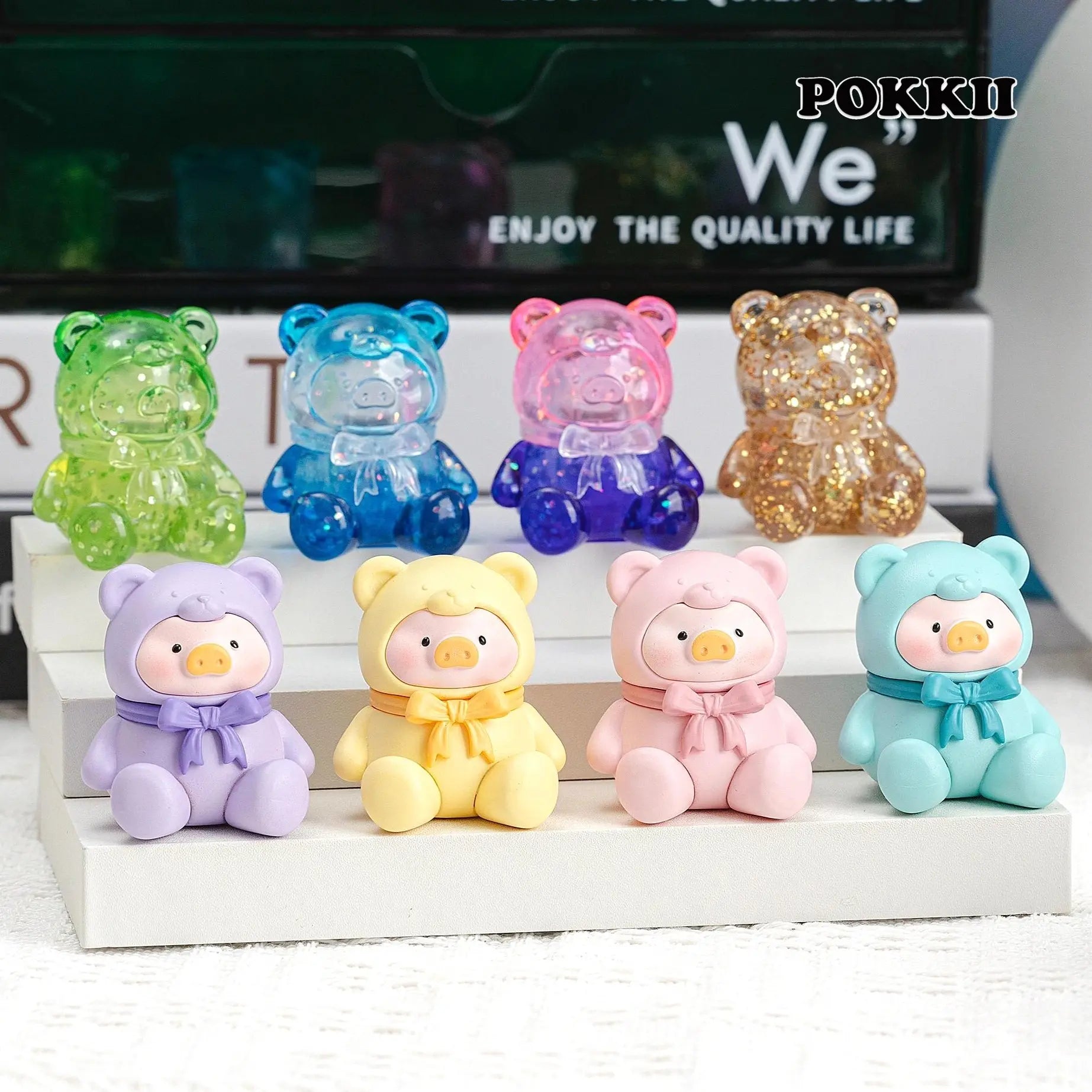 LuLu The Piggy "Teddy" Series Mini Beans Blind Bag - POKKII