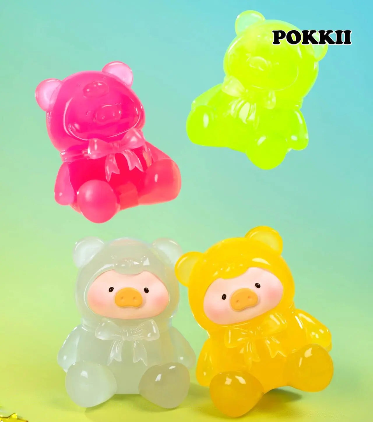 LuLu The Piggy "Teddy" Series Mini Beans Blind Bag - POKKII