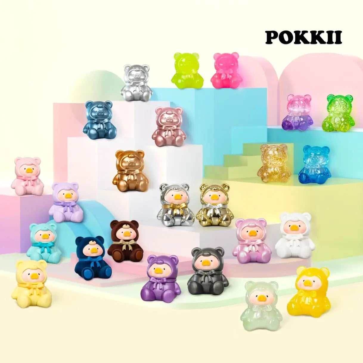 LuLu The Piggy "Teddy" Series Mini Beans Blind Bag - POKKII