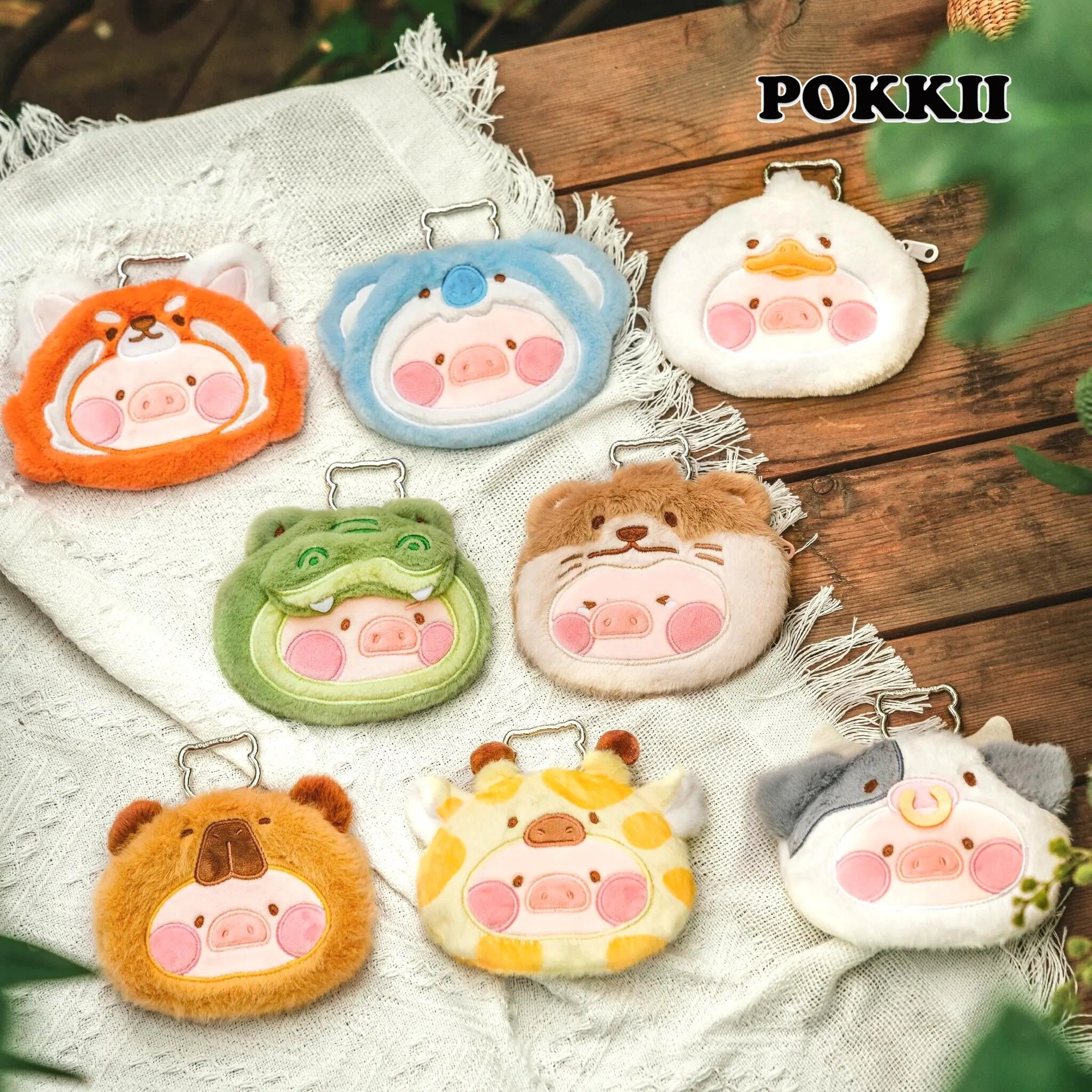 LULU THE PIGGY "Animal Party" Series Blind Box Plush Pouch - POKKII