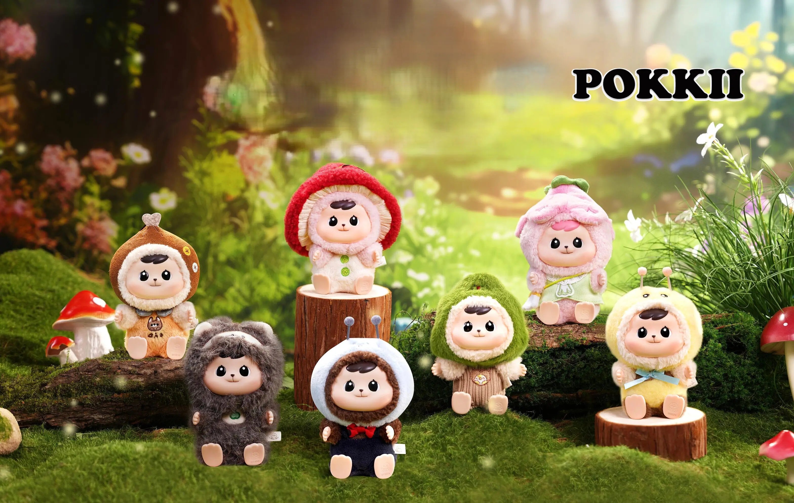 Bao-ao "Forest Friends Gathering" Series Blind Box Plush - POKKII