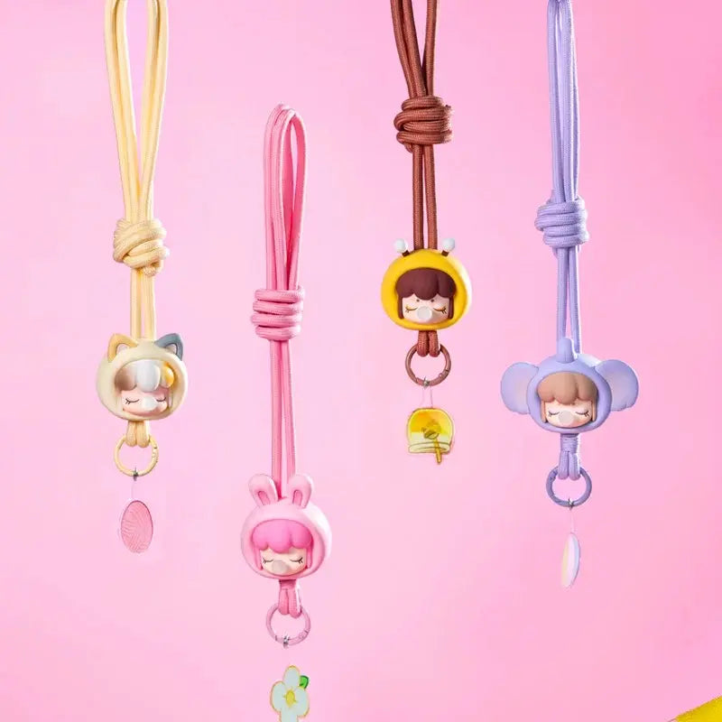 BabyNanci "Fluffy Party" Series Silicone Phone Strap Blind Box