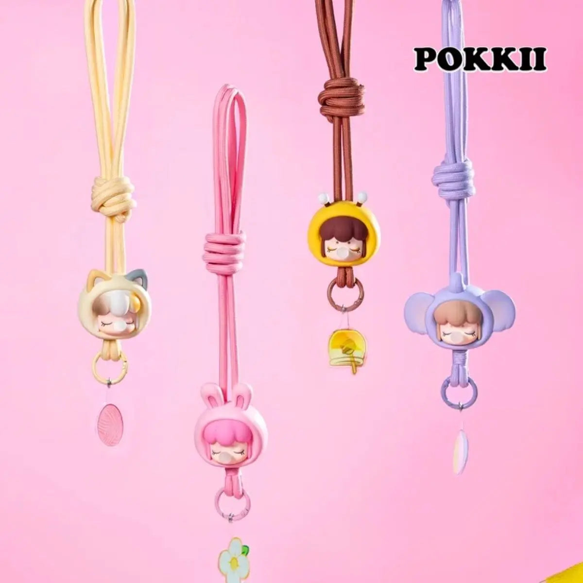 BabyNanci "Fluffy Party" Series Silicone Phone Strap Blind Box - POKKII