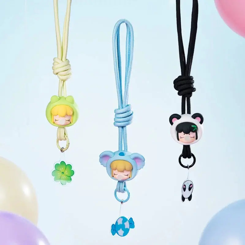 BabyNanci "Fluffy Party" Series Silicone Phone Strap Blind Box