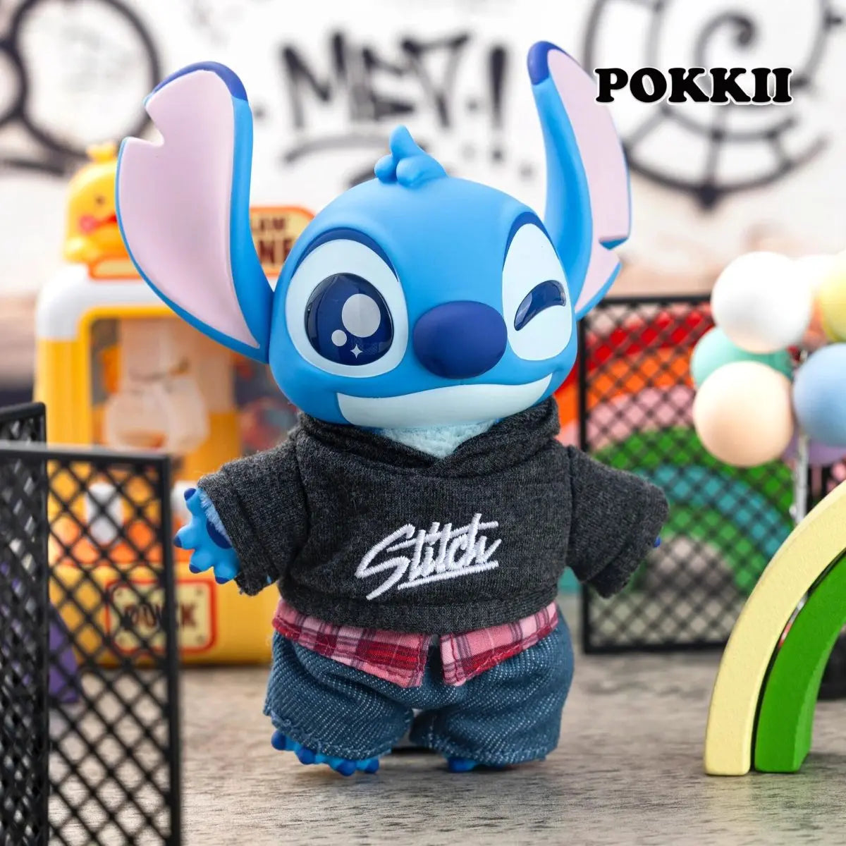Stitch "Dress-Up Show" Series Blind Box Vinyl Plush - POKKII