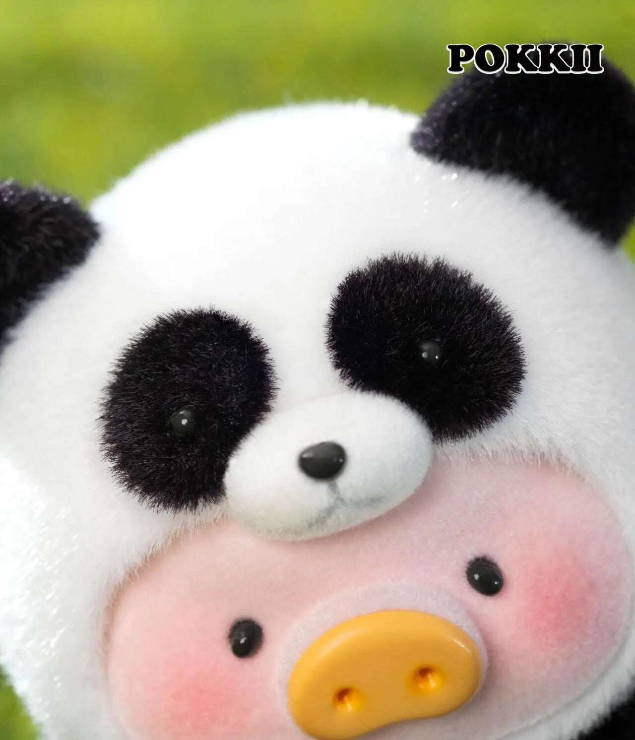 Lulu The Piggy "Panda" Figure Hanger Card - POKKII