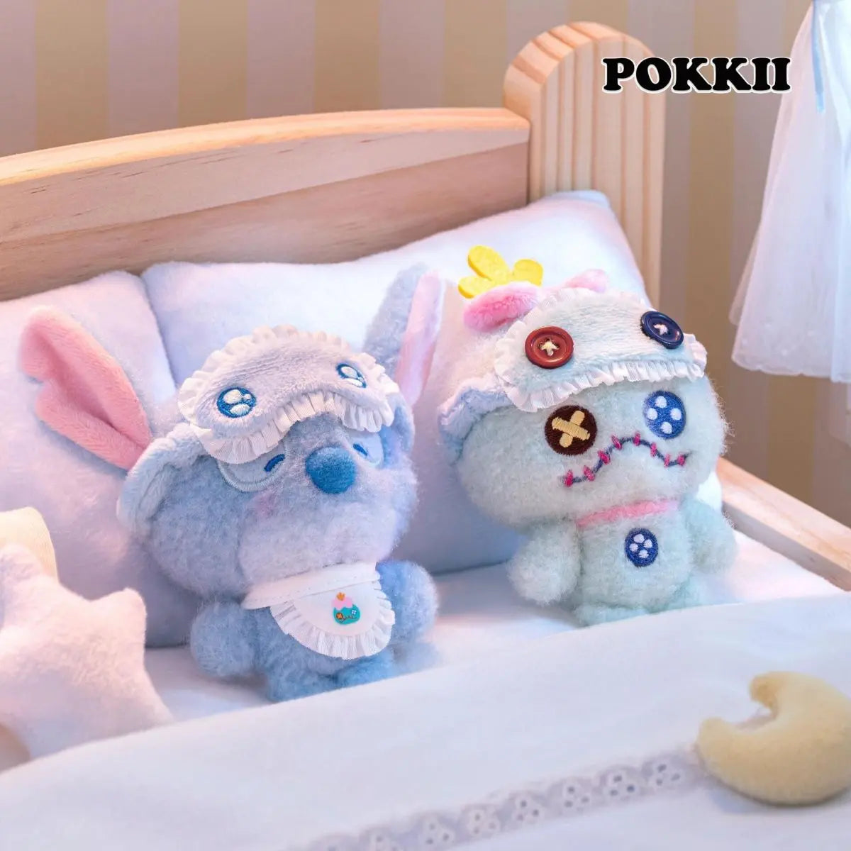 Disney "Squinting Sleepwear" Series Blind Box Plush Pendant - POKKII