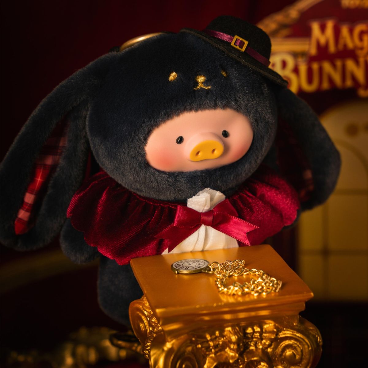 Lulu The Piggy "Magician Bunny" Plush Pendant - POKKII