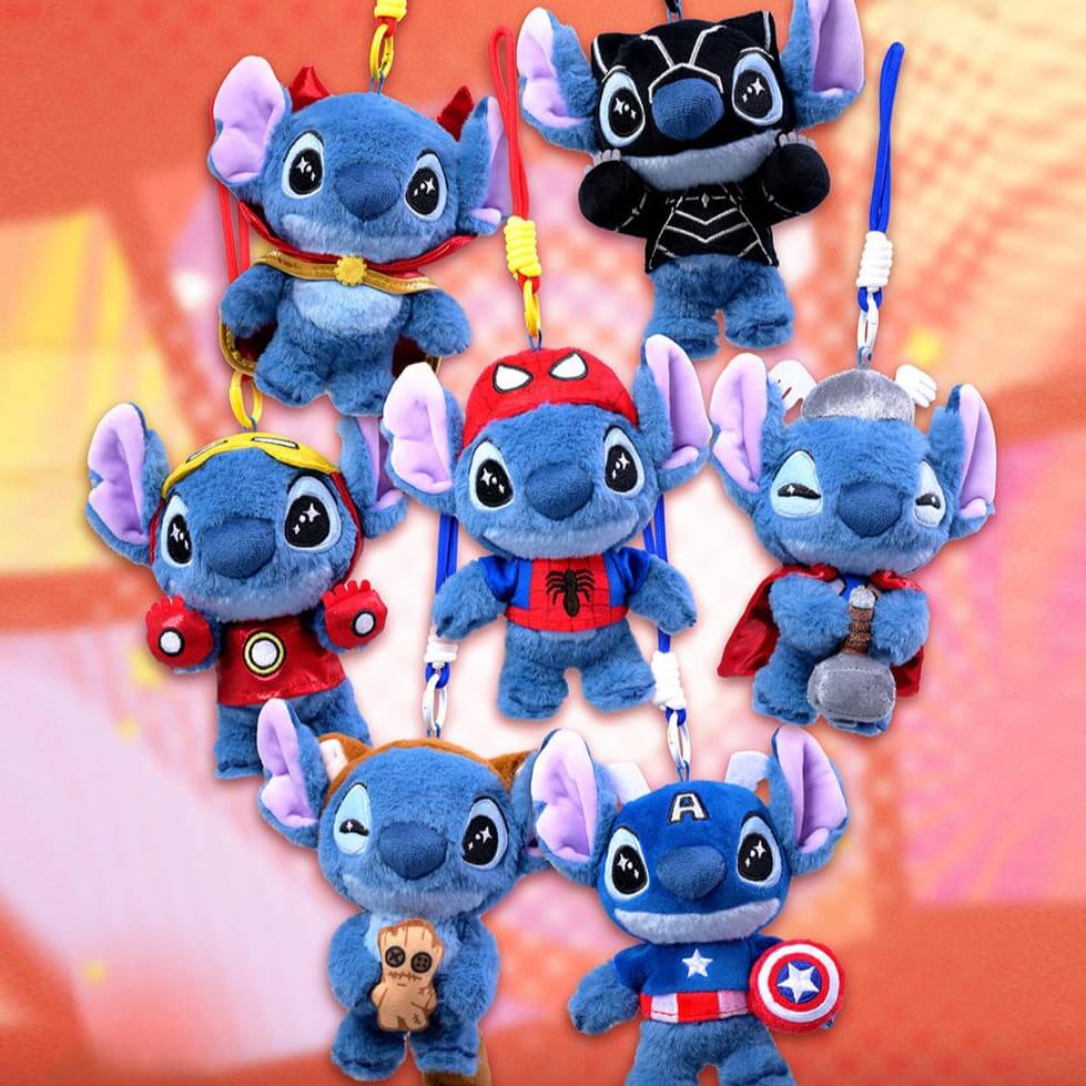 Stitch x Marvel COSBI Plush Pendant Blind Box - POKKII