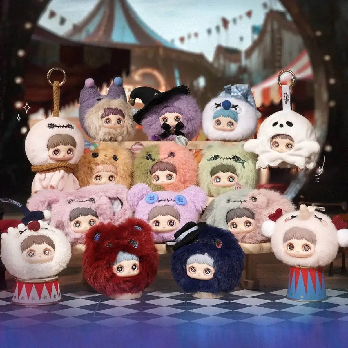 Maymei "Crazy Circus" Series Blind Box Plush Pendant