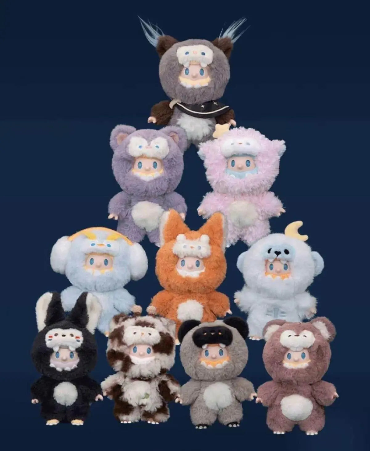 Farmer Bob Ani-Night Monster Series Blind Box Plush【Finding Unicorn】 - POKKII