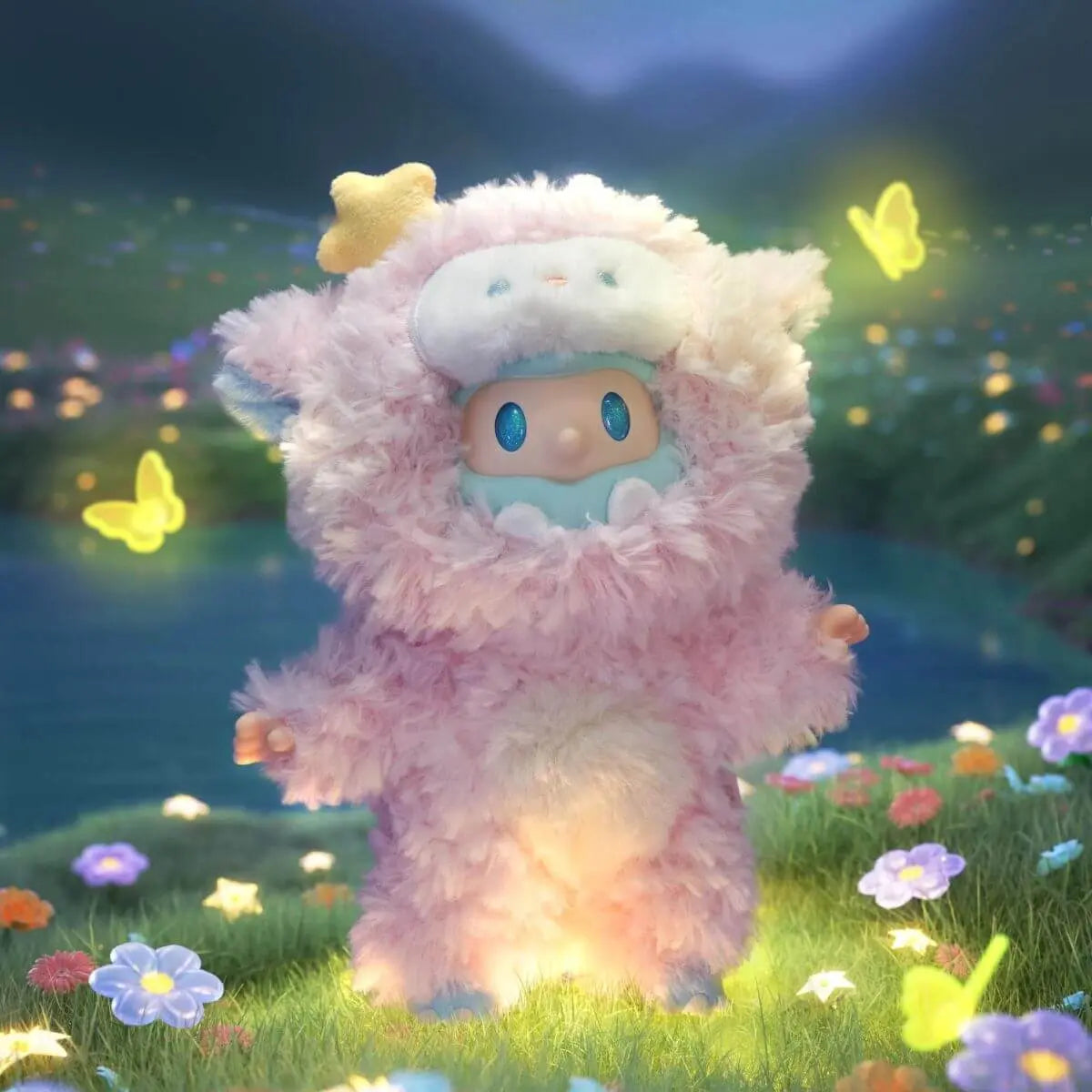 Farmer Bob Ani-Night Monster Series Blind Box Plush【Finding Unicorn】 - POKKII