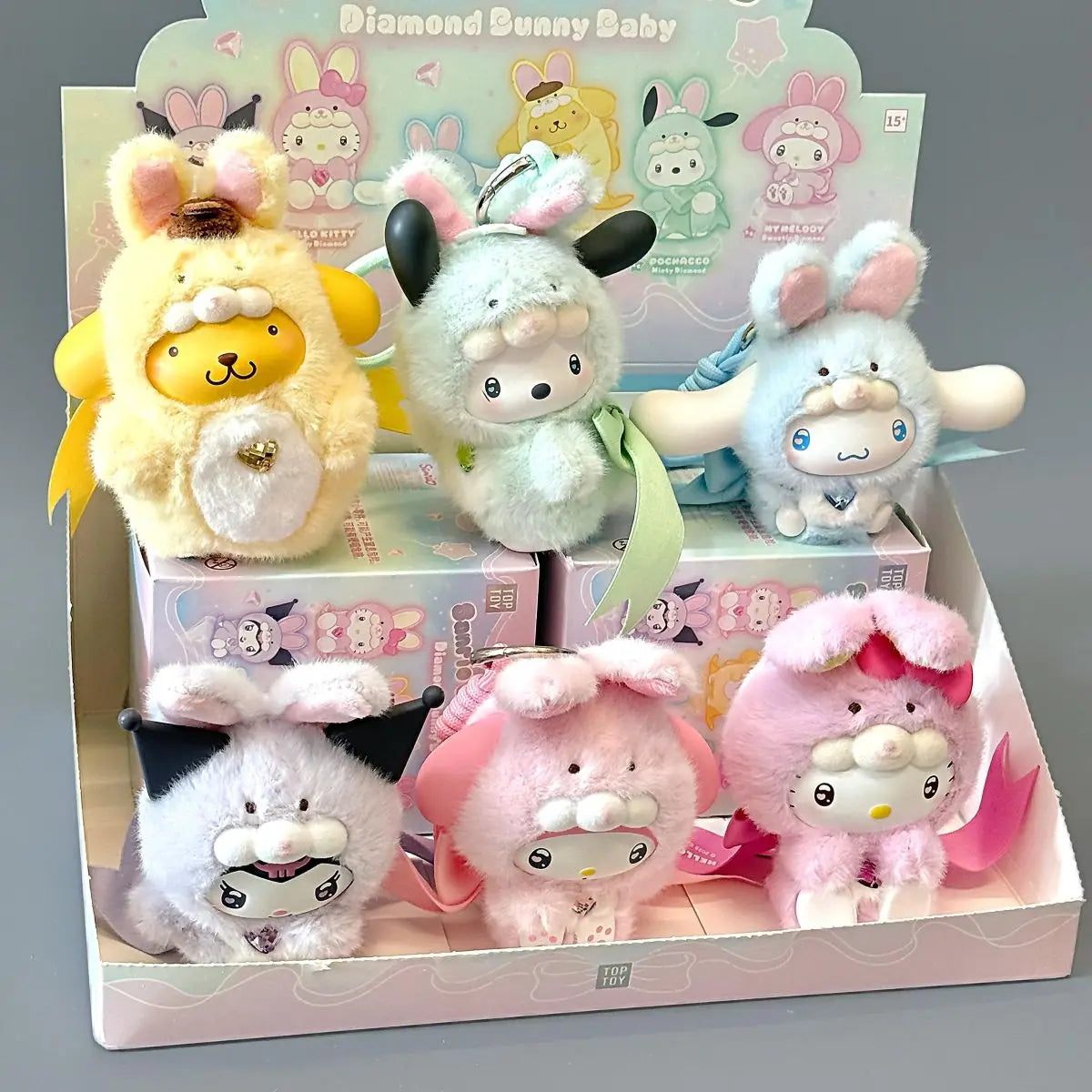 Sanrio Diamond Bunny Baby Series Blind Box Plush【TOP TOY】 - POKKII
