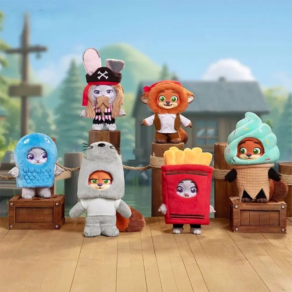 Zootopia Nick & Judy Best Undercover Series Blind Box Plush