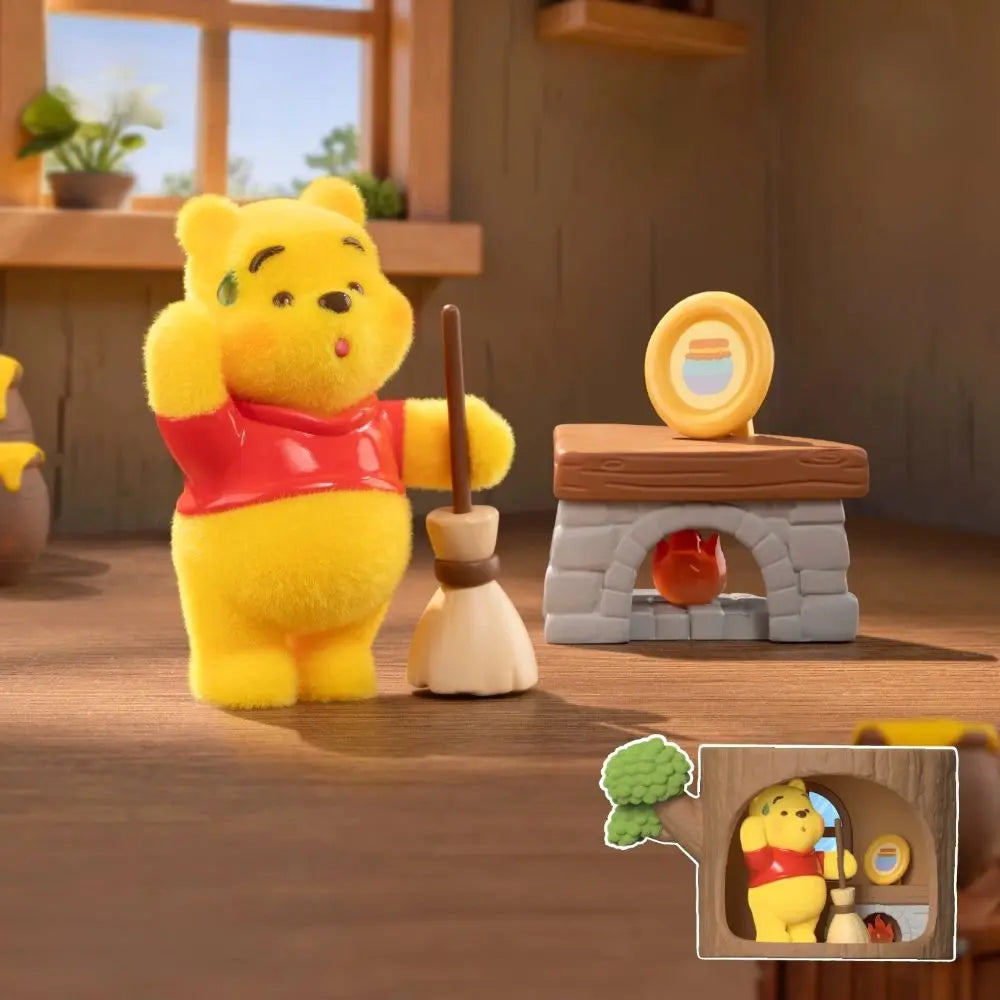 Disney Winnie The Pooh - Wood Tree House Series Blind Box Figure - POKKII