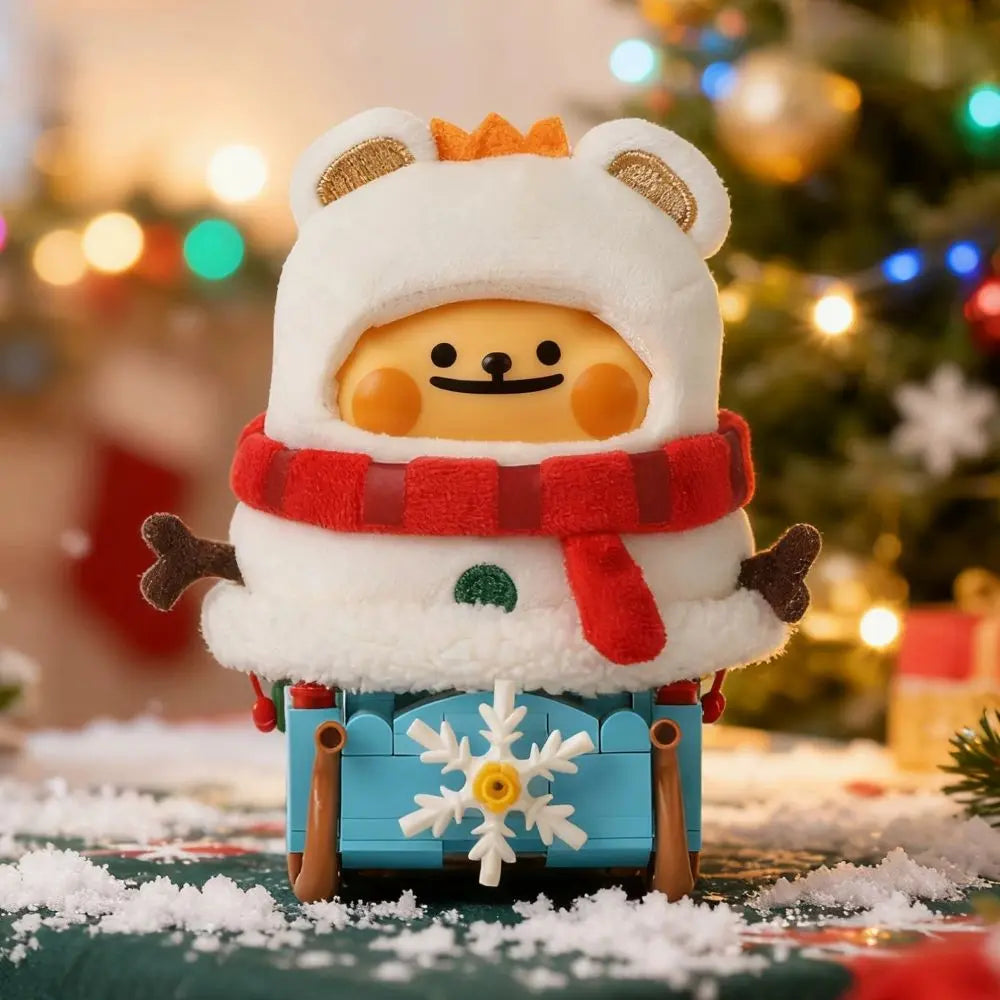 Bearisbug - Winter Train Series Plush & Brick Combo Blind Box - POKKII