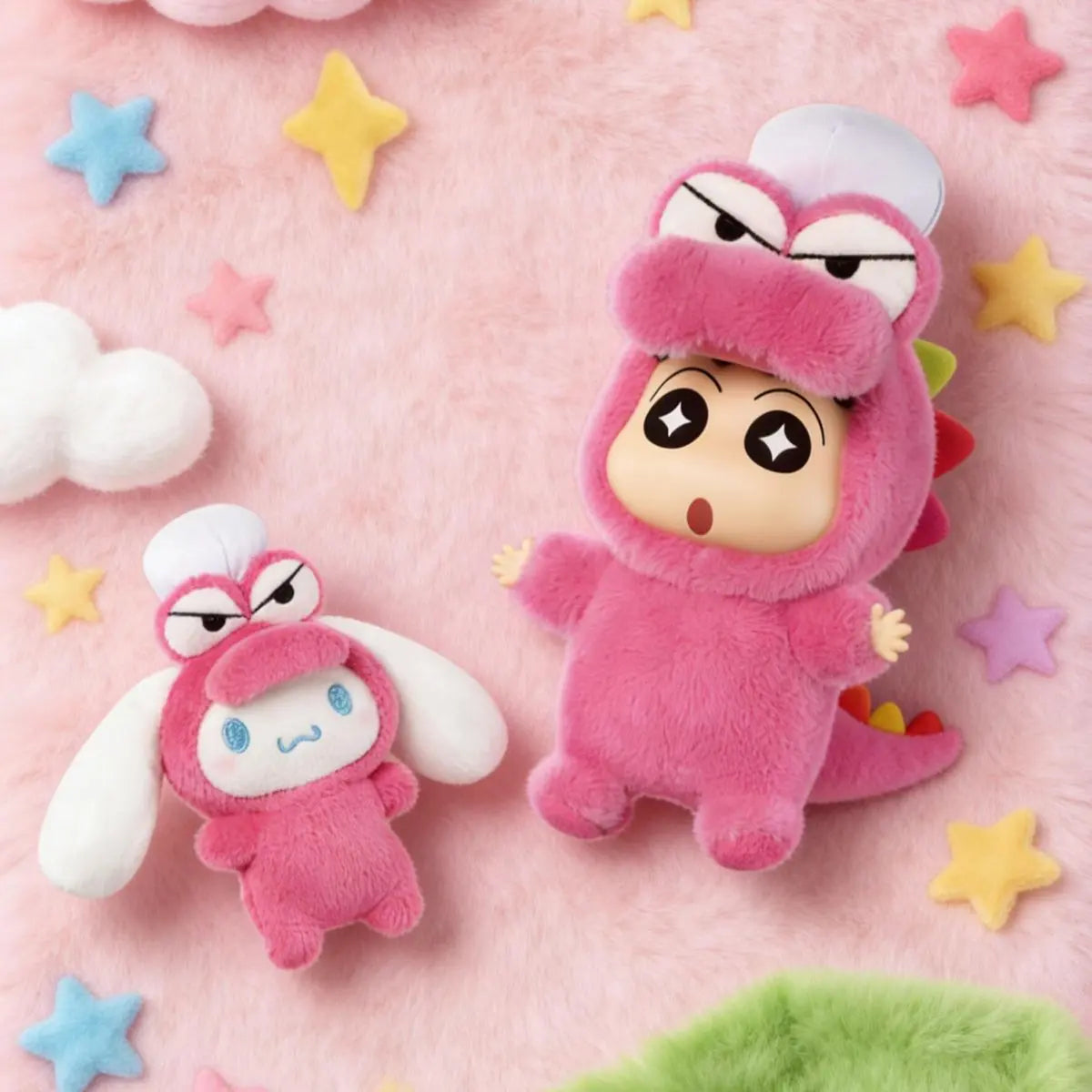 Cinnamoroll x CRAYON SHINCHAN - Amusement Dreamland Series Blind Box Plush - POKKII