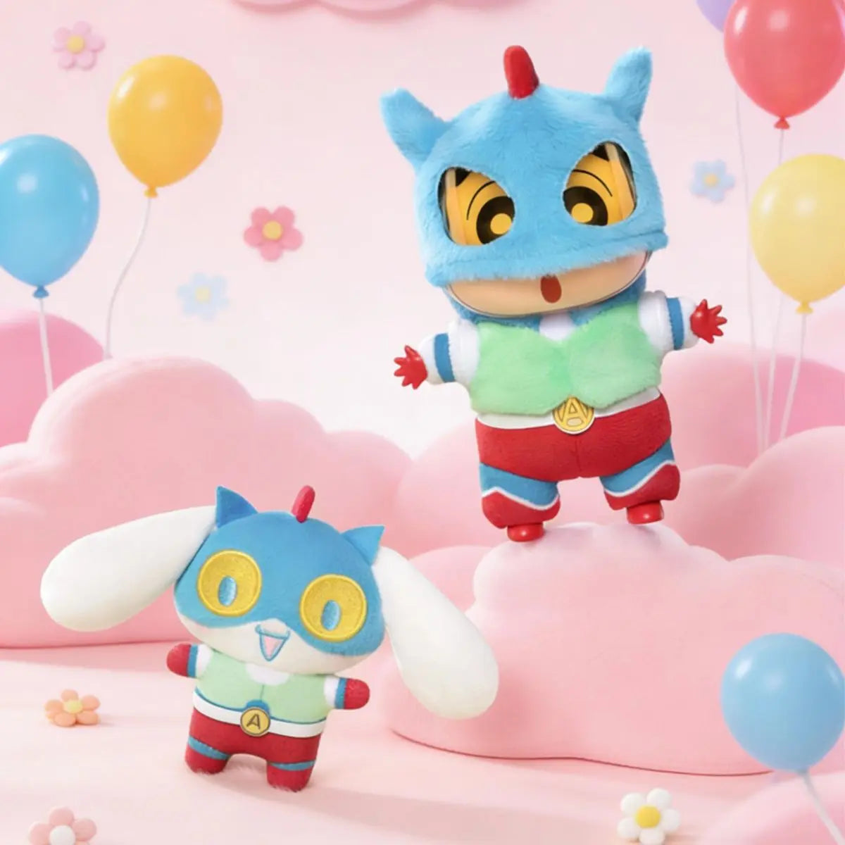 Cinnamoroll x CRAYON SHINCHAN - Amusement Dreamland Series Blind Box Plush - POKKII