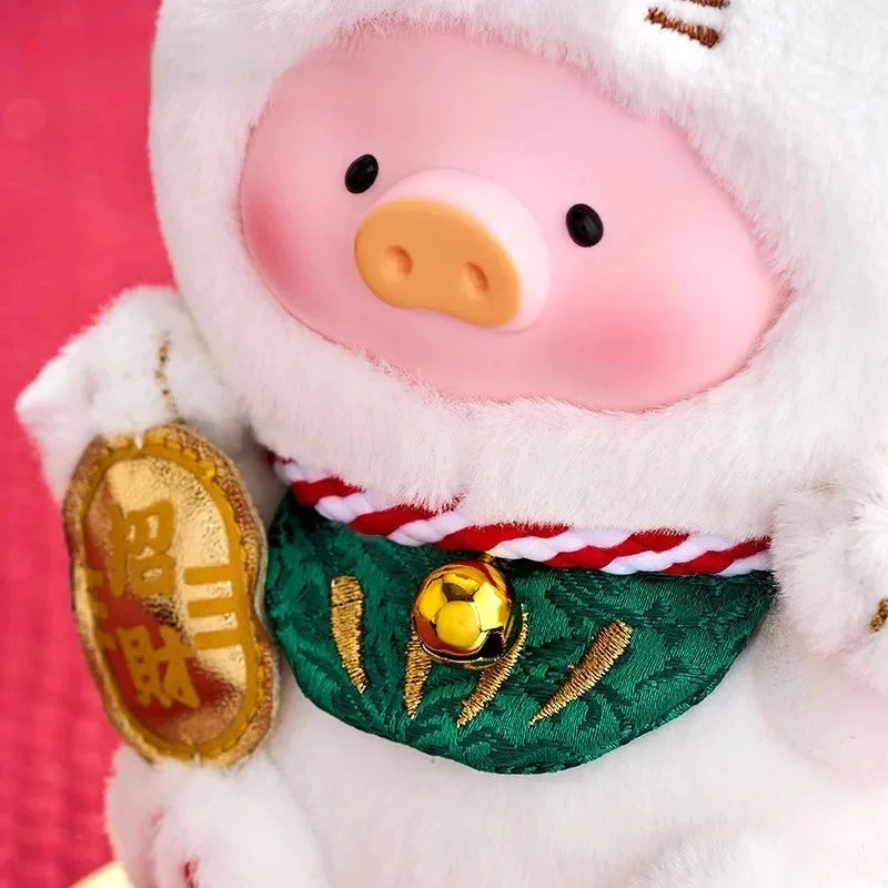 Lulu The Piggy - Furry Fortune Plush Pendant - POKKII