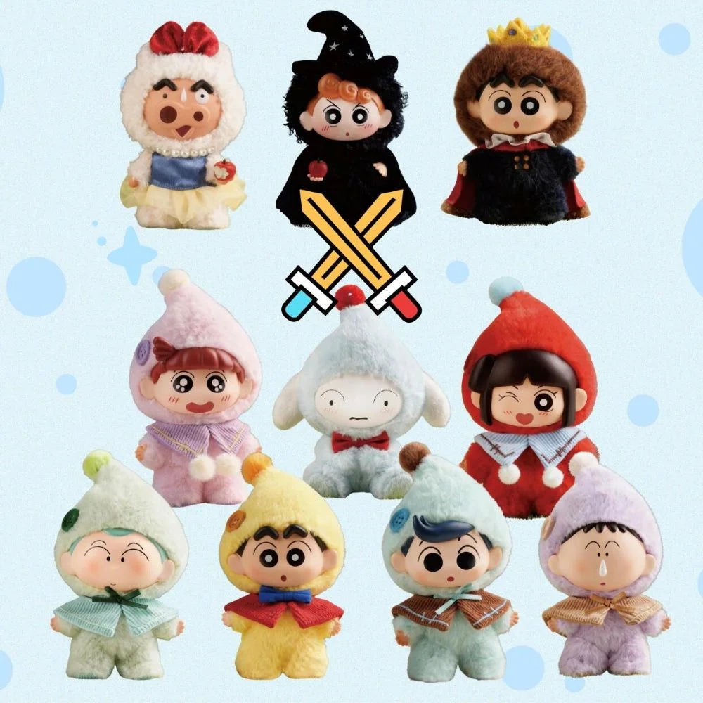 Crayon Shin-Chan - Apple Go Away Series Blind Box Plush Pendant