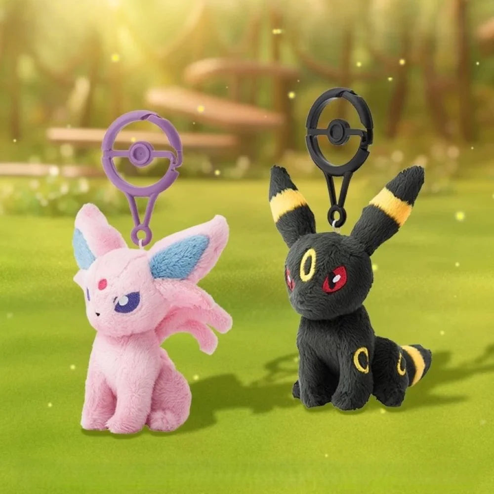 Pokémon - Eevee Series Plush Doll Poké Ball Keychain - POKKII