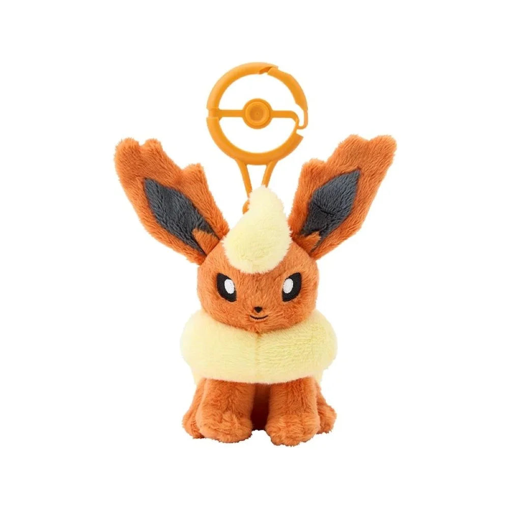 Pokémon - Eevee Series Plush Doll Poké Ball Keychain - POKKII