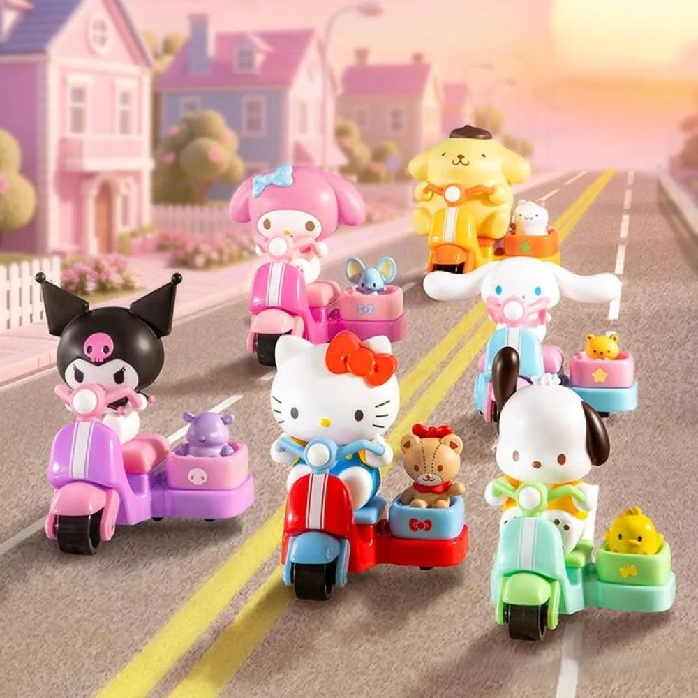 Sanrio Characters - Windy Scooter Series Blind Box Movable Figures - POKKII
