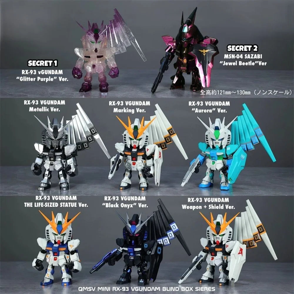 Gundam - RX-93 vGundam Series Blind Box QMSV Mini Figures - POKKII