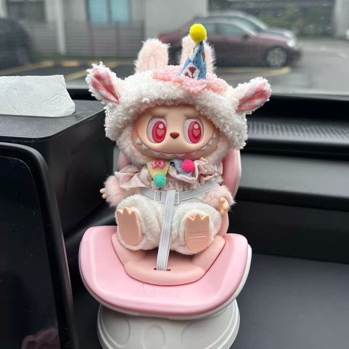 Labubu Car Seat Decorative Accessory - POKKII