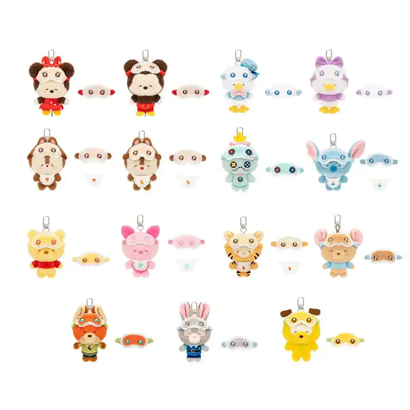 Disney "Squinting Sleepwear" Series Blind Box Plush Pendant - POKKII
