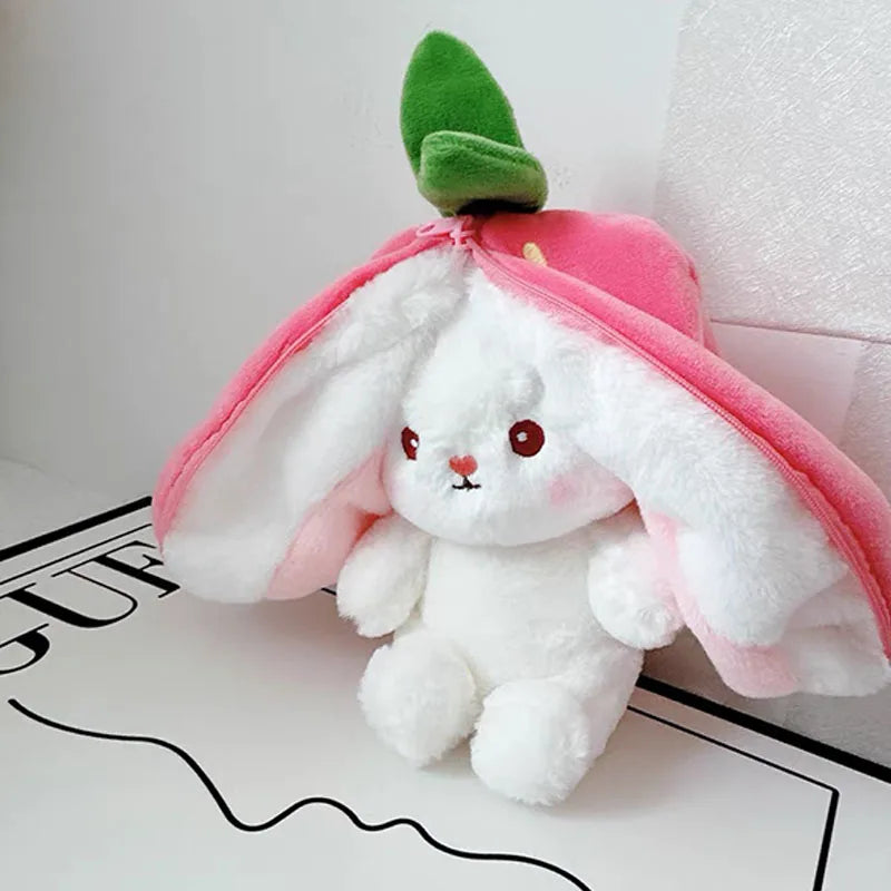 Cute Strawberry Carrot Rabbit Plush Doll