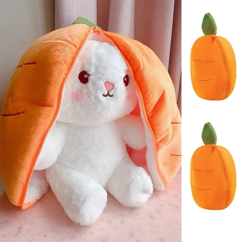 Cute Strawberry Carrot Rabbit Plush Doll
